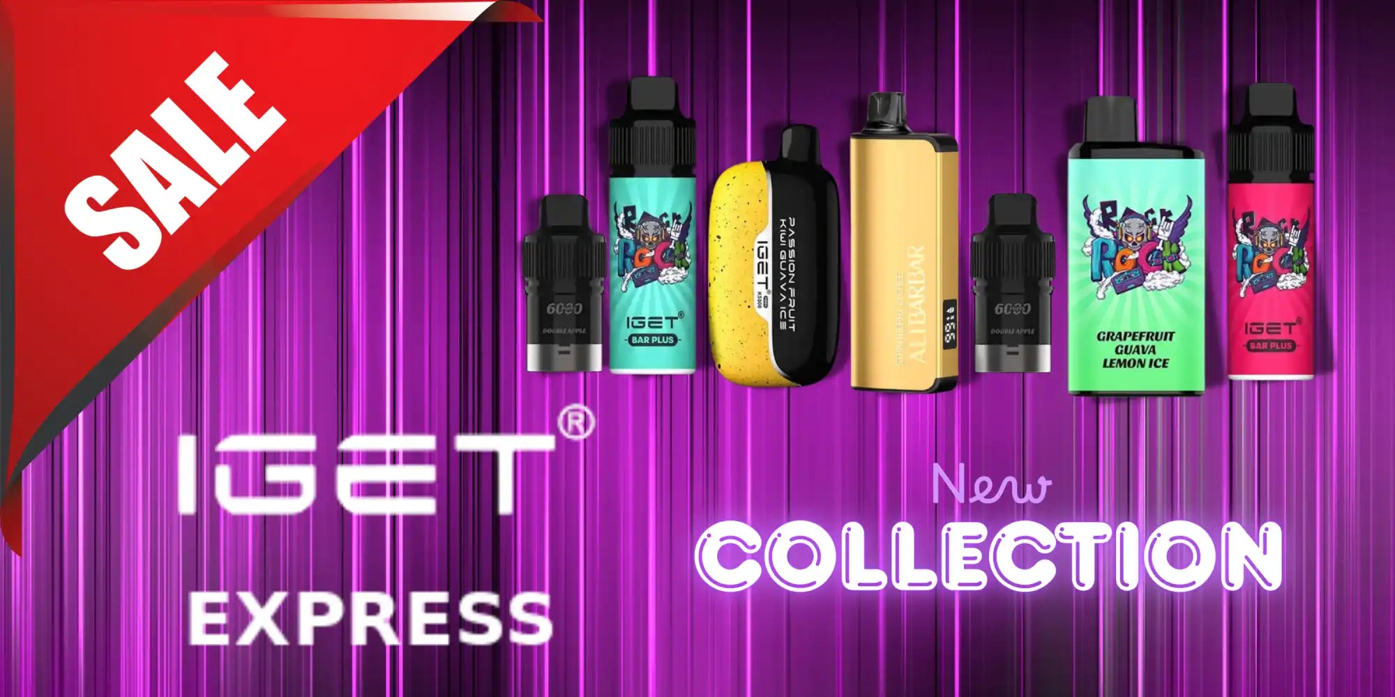 Vape product advertisement.